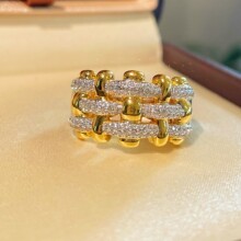 S925���ƽ�羳�������֯��������΢���ָŮ���������¿�ָ��