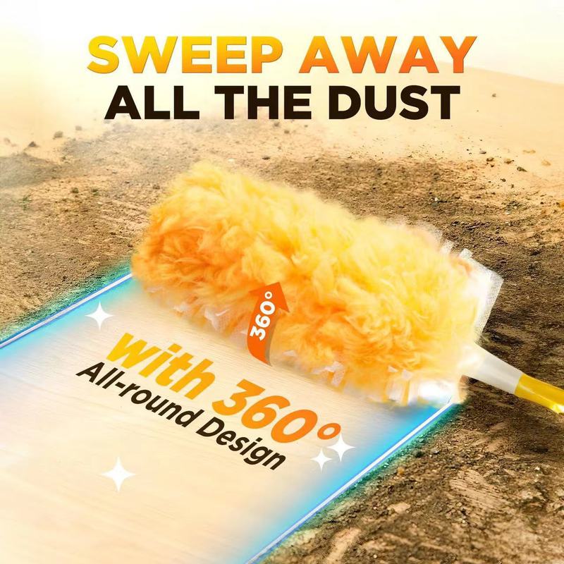 亚马逊爆款适配Swiffer Heavy Duster一次性360度静电除尘掸替换|undefined