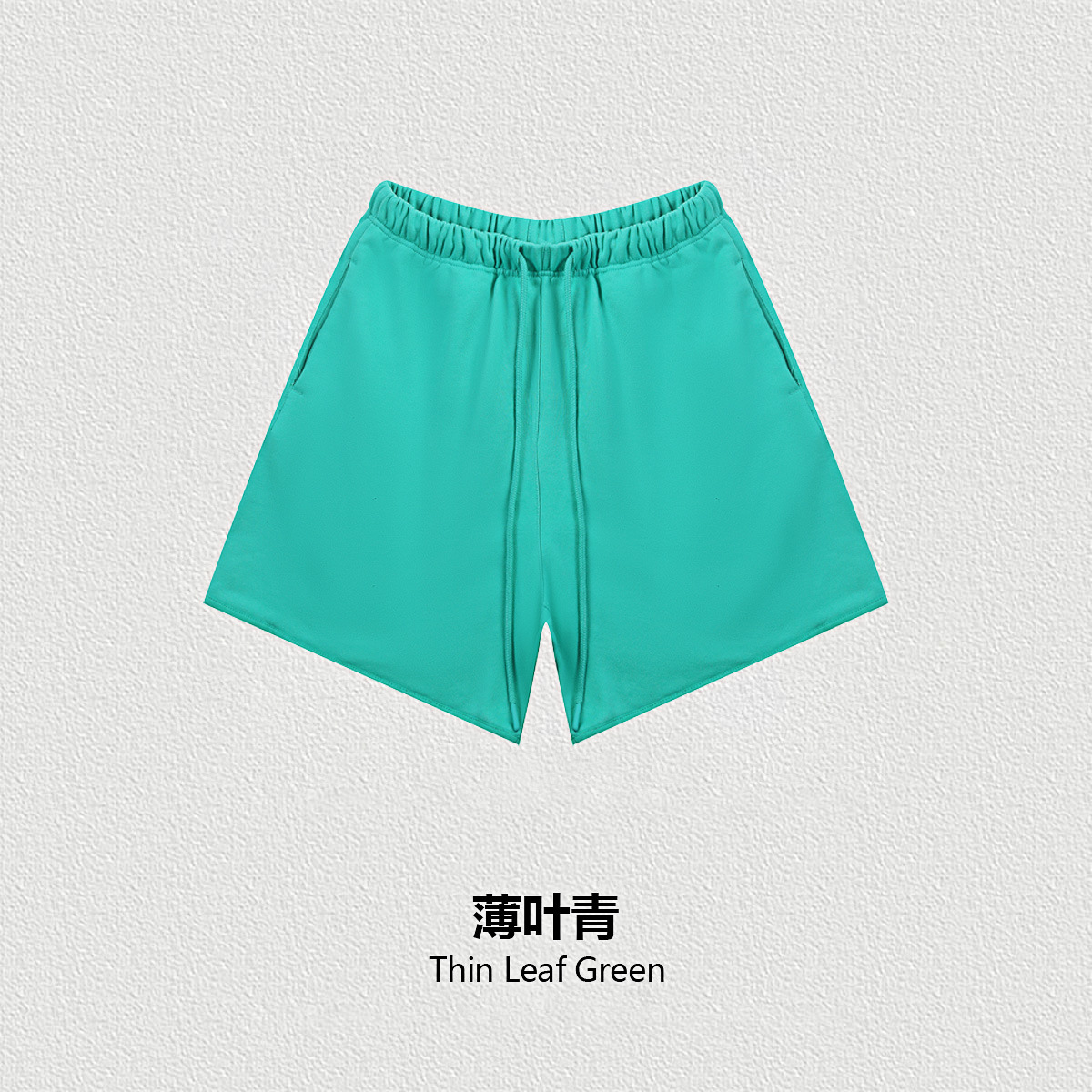 Pantalones cortos de cinco puntos de marca, estilo urbano, holgados y modernos, de color liso, serie de colores intensos 495G, para primavera y verano, transfronterizos.