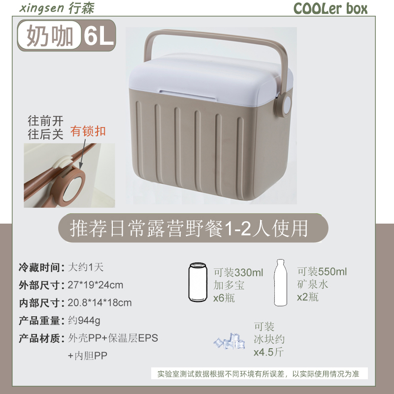 保温箱冷藏箱户外摆摊冰块露营钓鱼冰桶商用保冷野餐便携冰箱|undefined