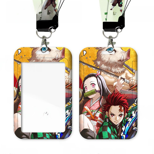 Anime Bus Subway Access Card Student Kindergarten Pickup Card Demon Slayer Work Card Work Card Card Set Wholesale