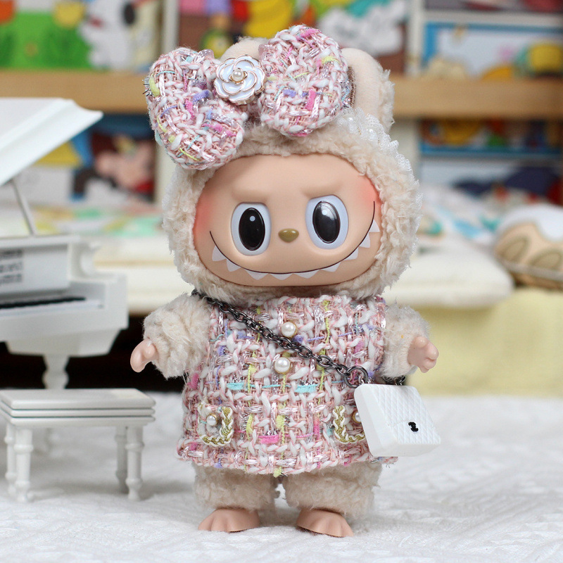 洋服のみ】ラブブベビー服 17cm ラブブ服 心ときめくマカロン ビニールフェイスドール ベビー服着替え|undefined