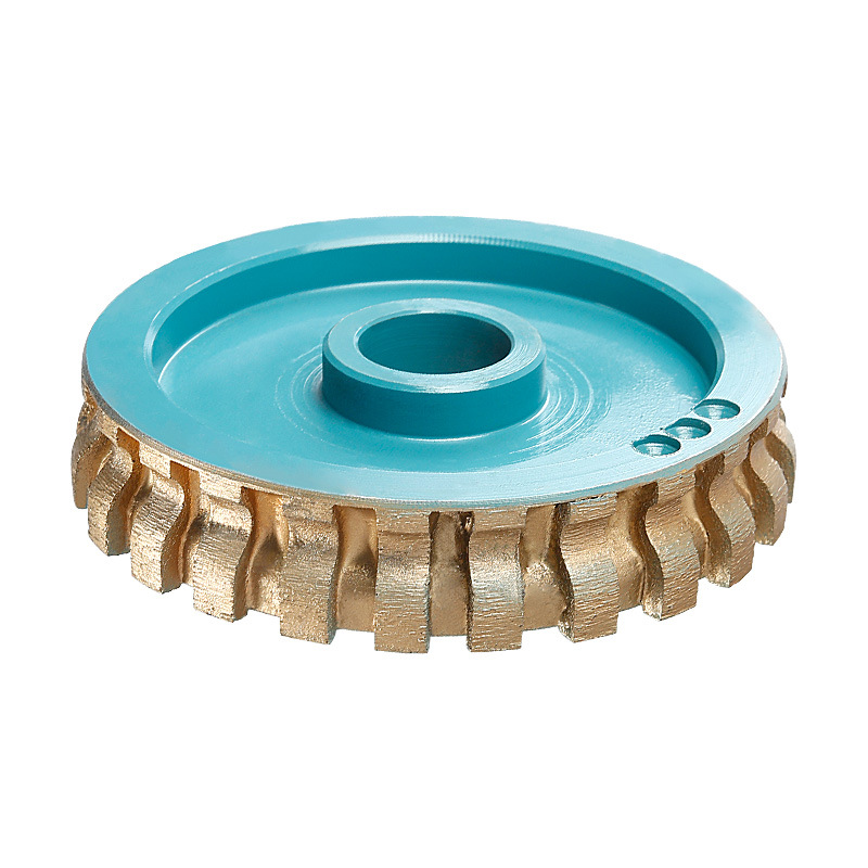 Diamante sinterizado muela barrera de agua piedra rectificadora Gong cabeza línea rueda abrasivo diámetro 150mm agujero 30mm