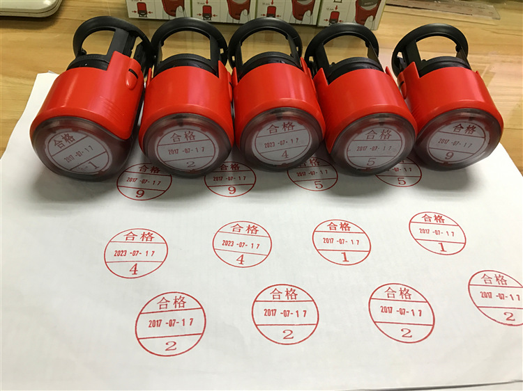 주오다 46130 잉크 스탬프 검사 합격 QC 이름 스탬프 수상 리뷰 코멘트 스탬프 배달 무효 스탬프 날짜 X20