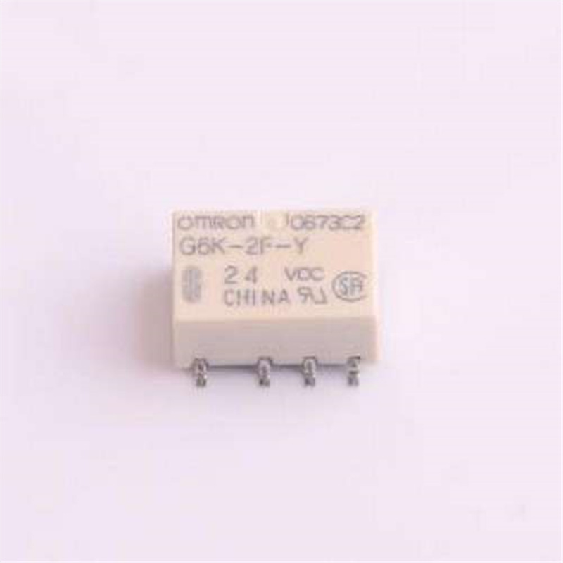 G6K-2F-Y-TR DC24V 信号继电器 G6K-2F-Y-TR DC24V SMD-8P,10x6.5