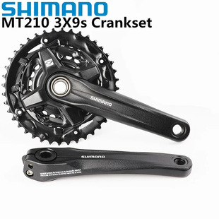 Shimano Mt210 Mountain Hollow Integrated Chainring 2/3X9 Speed 170 36-22t 40-30-22t Protective Plate