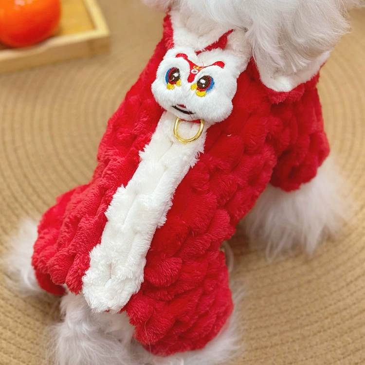 Домашние животные Собаки Кошки Ми Новогодняя одежда