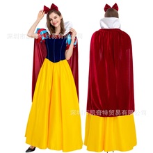 新款万圣节白雪公主游戏制服成人白雪公主裙 舞台演出cosplay服装
