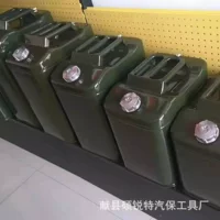 Утолщенная железная масляная бочка, бензиновая бочка, бочка для заправки, дизельный чайник, железная бочка, автомобильные запасные части, популярный военный зеленый масляный ящик для трансграничных перевозок.