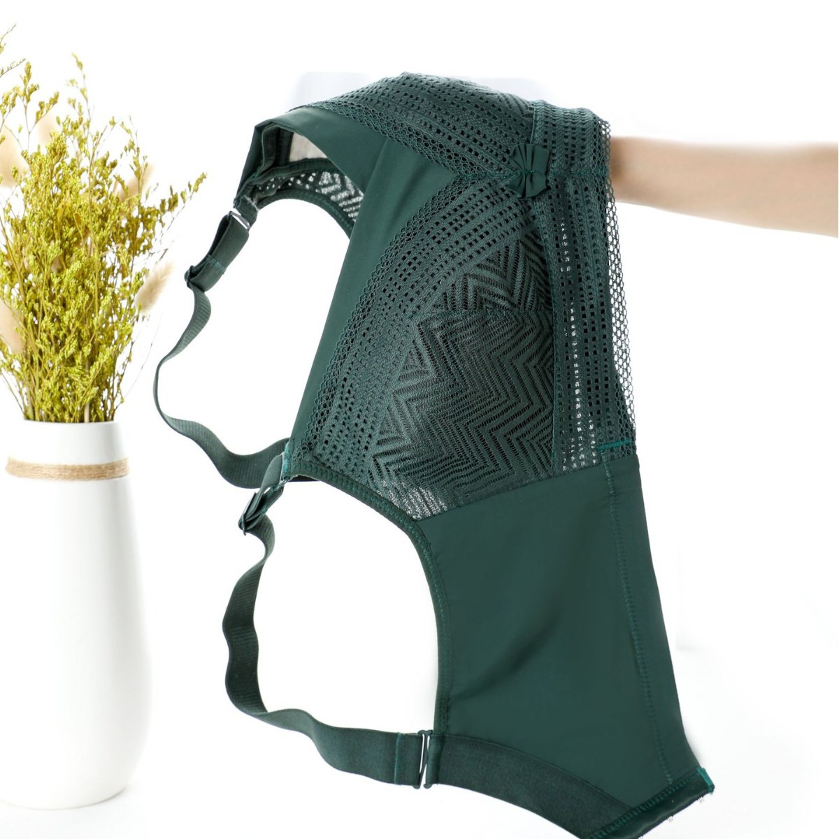 Sujetador de ropa interior de talla grande de copa completa más tamaño grande mm gordo sin anillo de acero anti-flacidez pecho grande pecho pequeño