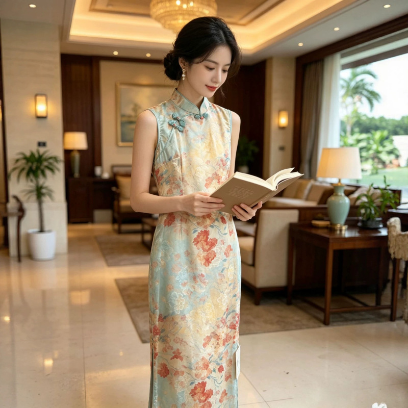 267 Instantly Captivates! the Woman Behind This Floral Qipao That Hides so Many Gentle Stories—Non-Returnable 267 Instantly Captivates! the Woman Behind This Floral Qipao That Hides so Many Gentle Stories—Non-Returnable