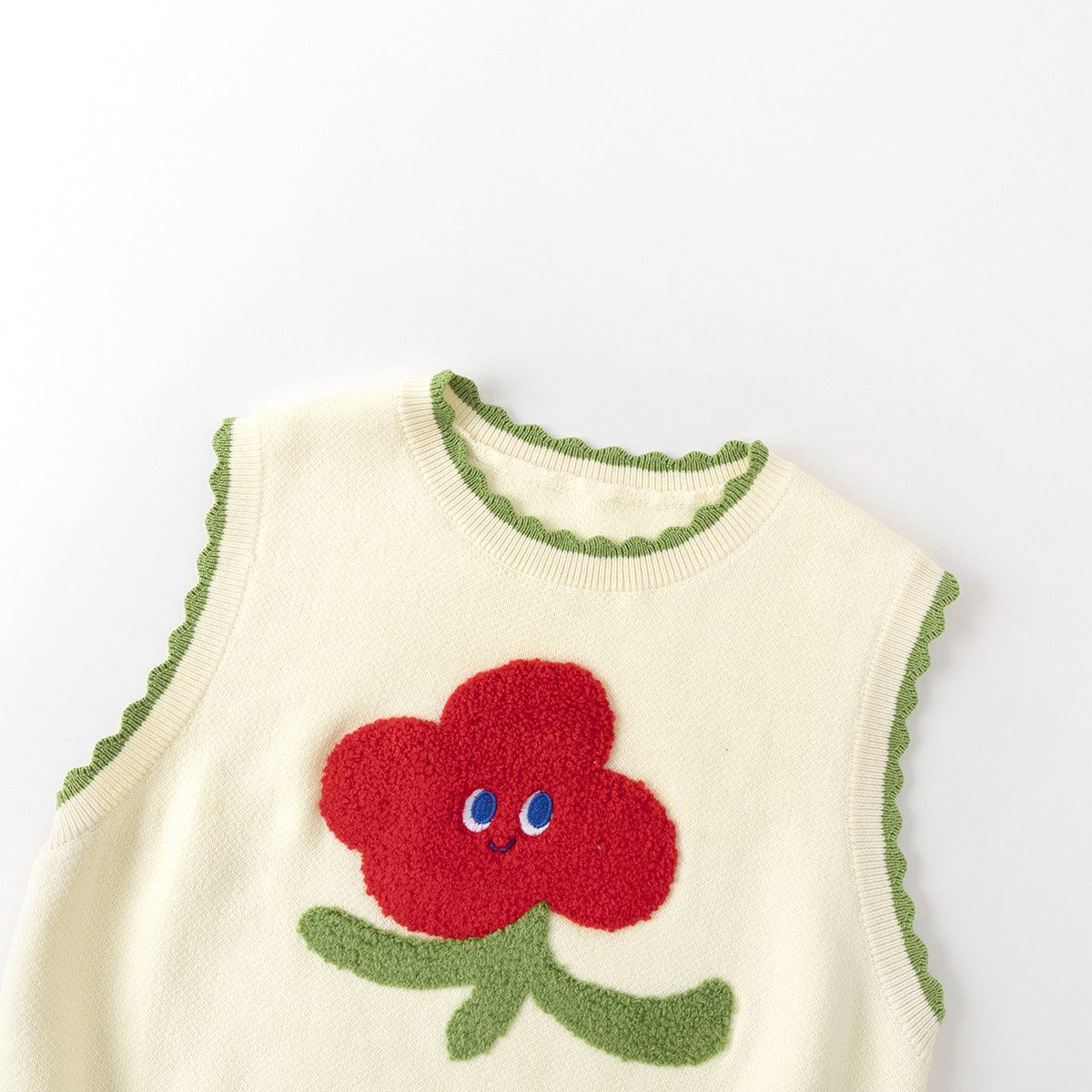 Dudu home girl's vest spring vest children's vest Spring and Autumn baby waistcoat girl's treasure knit vest children's vest