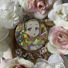 莉可麗絲錦木千束井之上瀧奈動漫周邊馬口鐵日谷底鐳射碎玻璃徽章