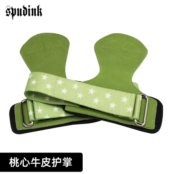 Fitness Hard Pull Wrist Support Belt Pull Back Non-slip Cowhide Grip Belt Palm Wrist Gloves Women's Auxiliary Belt