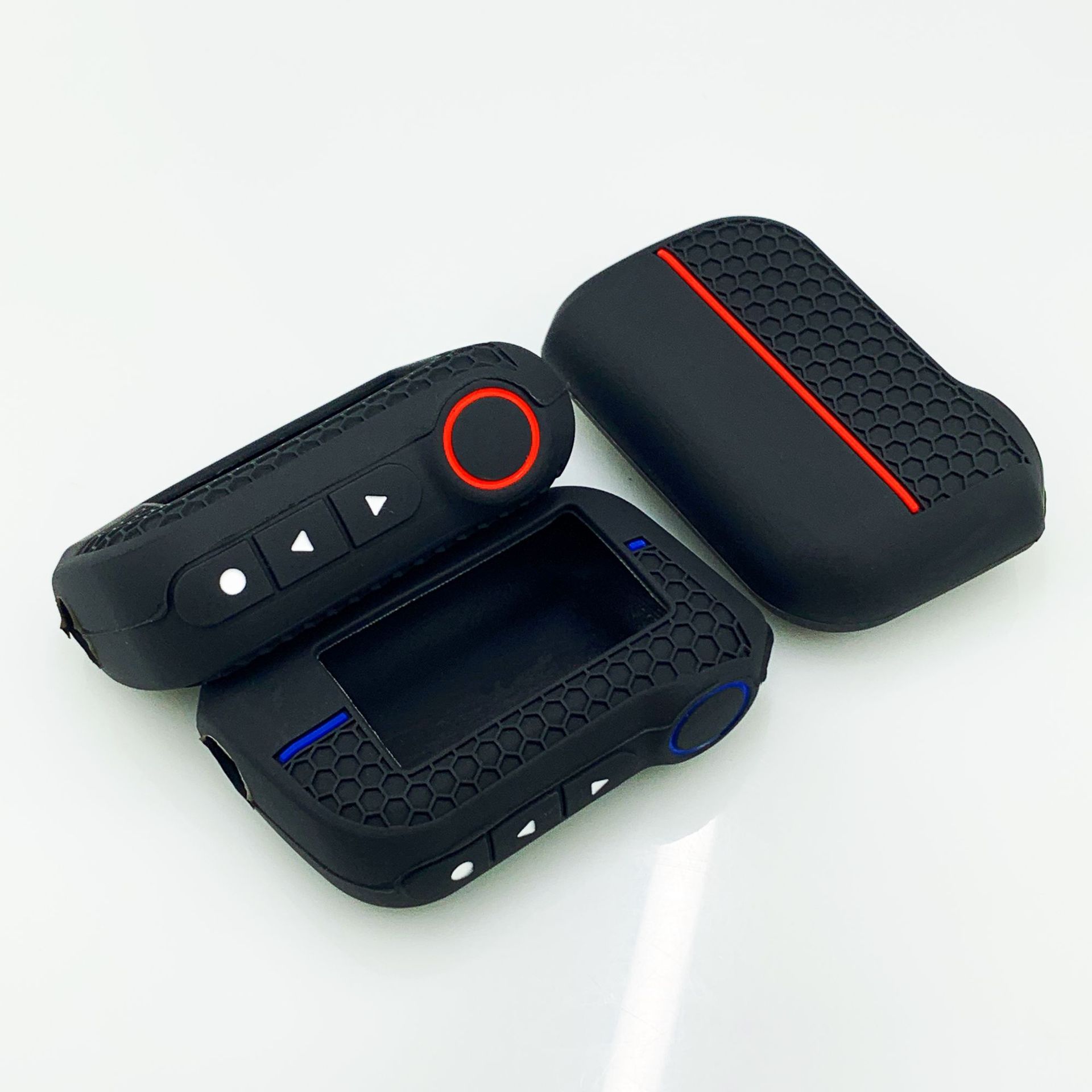 Suitable for Russian Starline A93 Remote Two-Way Alarm Silicone Car Key Case Remote Control Protective Cover