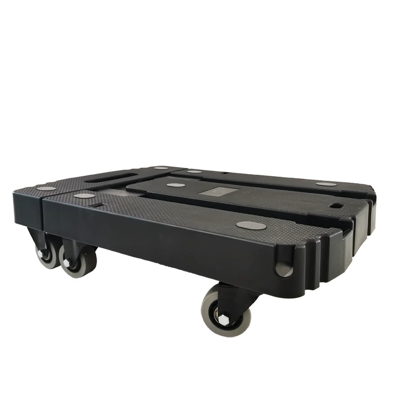 Handheld folding flatbed truck, adjustable cart