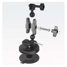 GoPro配件大力吸盘DJI360运动相机支架车载万向汽车直播第一视角
