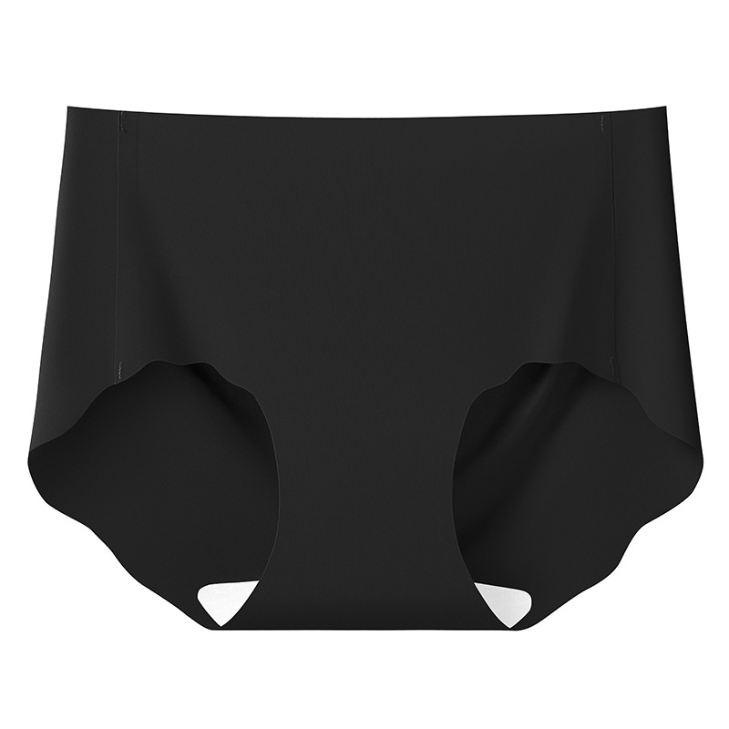 Bragas de seda de hielo sin costuras con entrepierna larga, entrepierna de seda de morera, entrepierna antibacteriana, ejercicio de yoga sin costuras, cadera de melocotón, calzoncillos para mujer