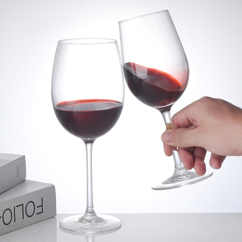 Conjunto de copas de cristal europeas caseras grandes copas de vino creativas de vino de vidrio de alto pie de copa de Burdeos