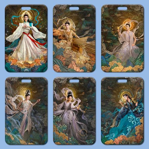 Changyue Jinming card holder wholesale plastic slider student school card meal card name card cartoon work card holder access control