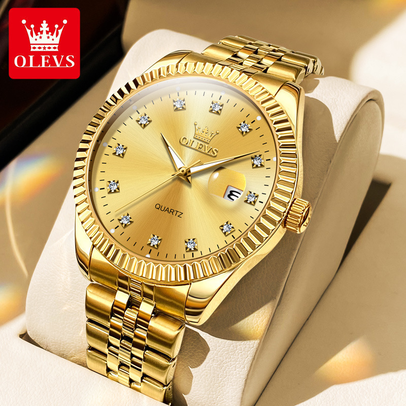 Wave ­ Qin Watch Swiss Genuine Men's Waterproof Couple Watch Fully Automatic Mechanical Watch Luminous Fashion Casual Watch