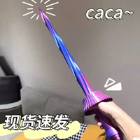 Tiktok взрыв 3D гравитационный Телескопический спиральный меч нож Редька Телескопический нож воин Телескопический меч Западный меч вращающаяся игрушка
