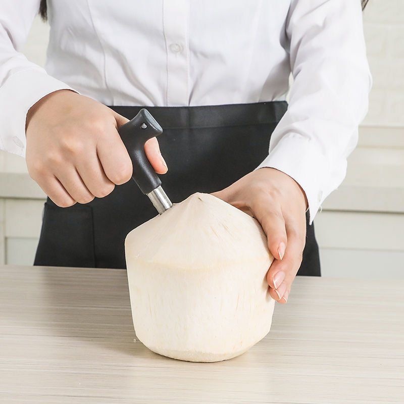 Stainless steel coconut opener, coconut hole opener, coconut cutter, lid opener, coconut drilling tool
