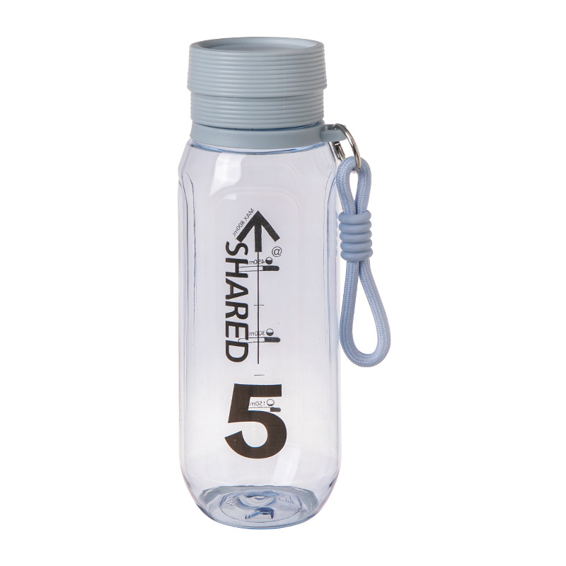 Yitong Simple Student Botella de agua portátil Taza portátil Couple Taza de plástico Taza de agua Taza espacial Taza deportiva a prueba de caídas