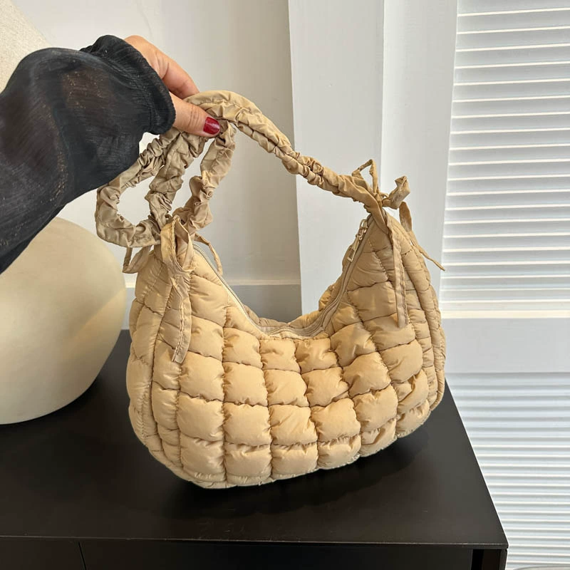 Underarm bag, down jacket, trend one-shoulder bag