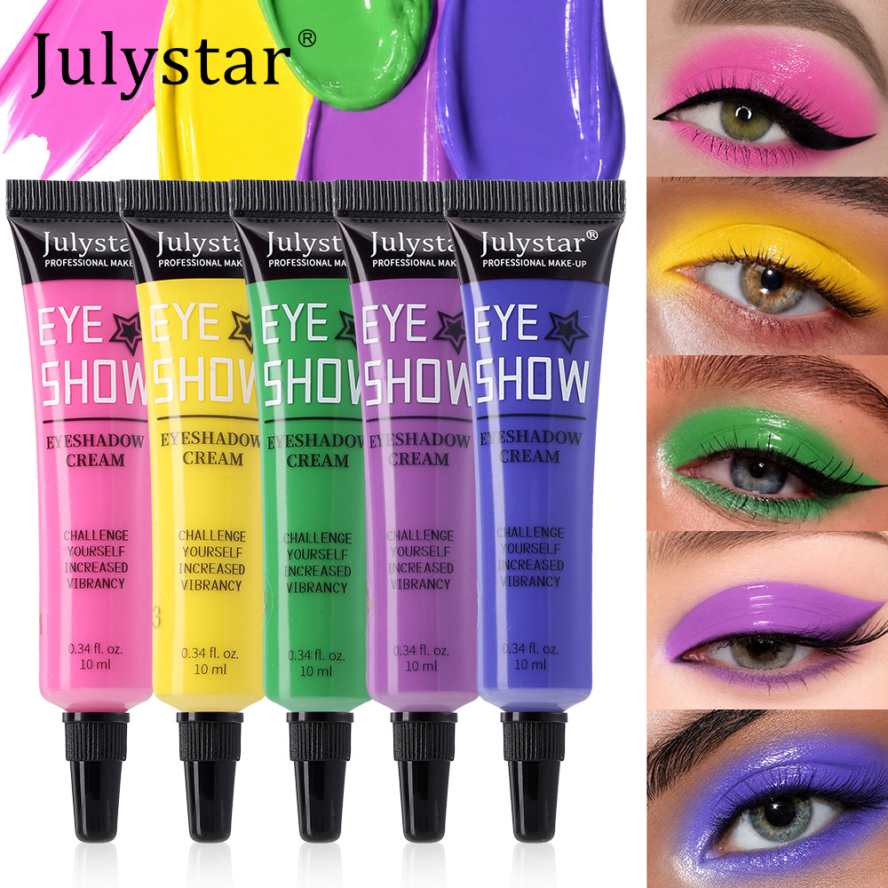Specialized for Foreign Trade, Long-Lasting Non-Smudging Liquid Eyeshadow, Facial Painting Matte Quick-Drying Waterproof Liquid Eyeshadow Wholesale