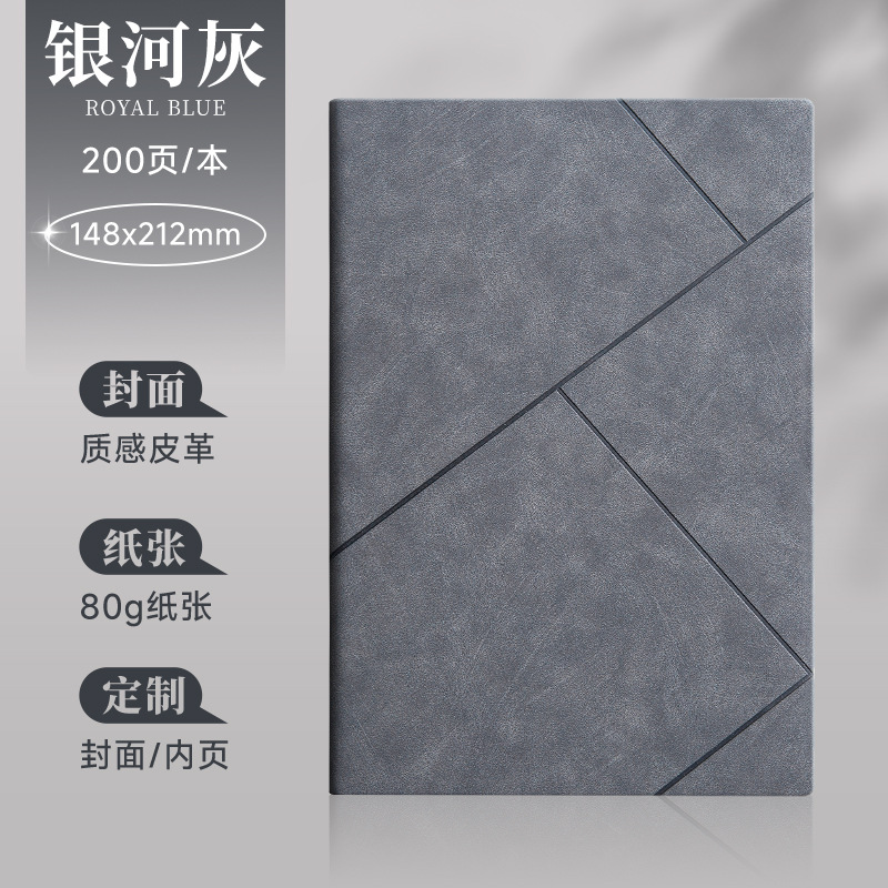 Cuaderno de negocios personalizado conjunto de caja de regalo a5 libro de cuero suave de alto valor de la cara cuaderno acompañante regalos al por mayor