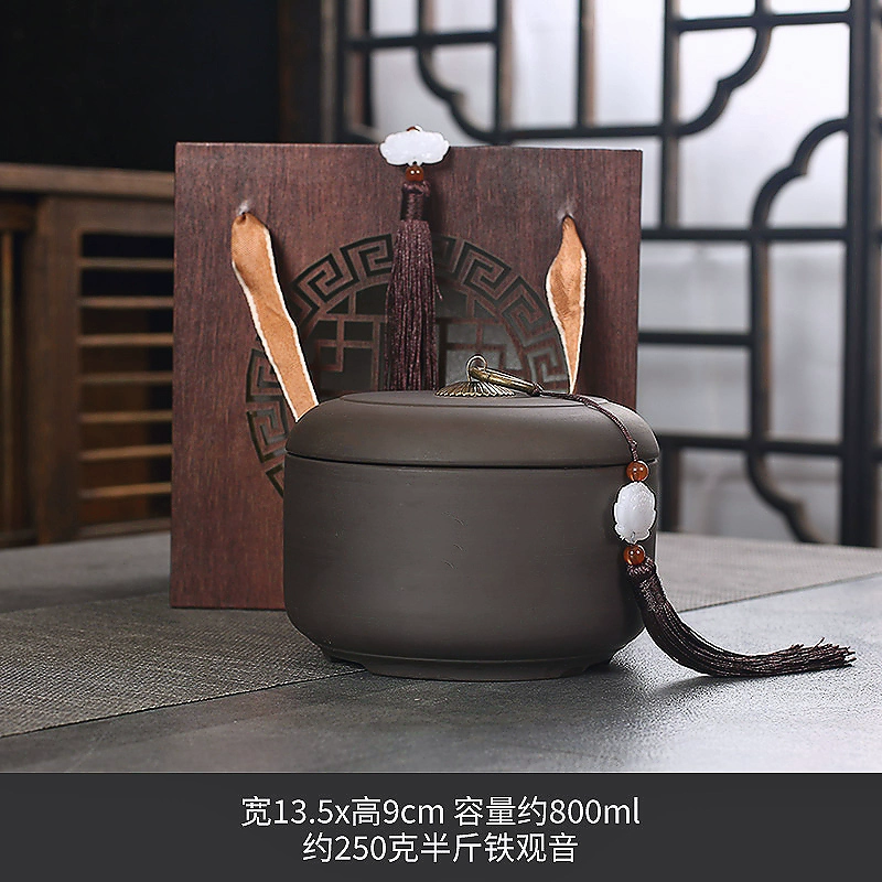 Gift box in gift box, red (black) tea, tea bags, storage box