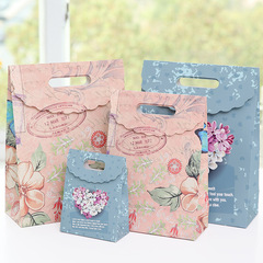 European Butterfly Flower Mask Bag Creative Gift Paper Bag Hand-held Bag Wedding Gift Packaging Bag