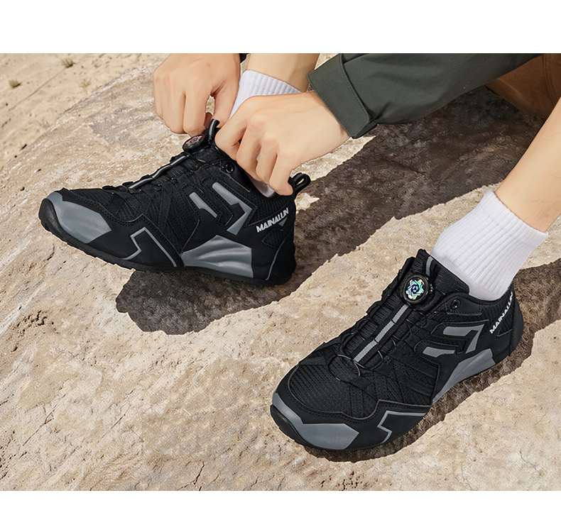 Atmungsaktive Herren Freizeitschuhe Mit Mesh Und Dicker Sohle_voghion.com