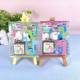 New Cartoon inkpad set kindergarten teacher prize small gift children handle roller seal toy wholesale