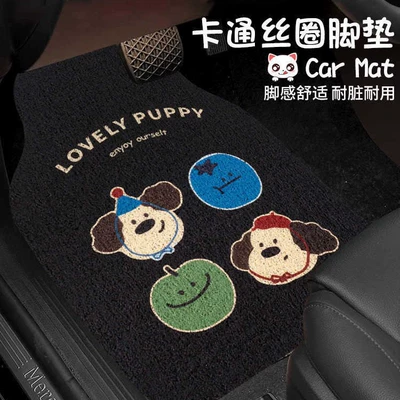 Universal Foot Pad Cartoon Cute Car Interior Mud Scraping