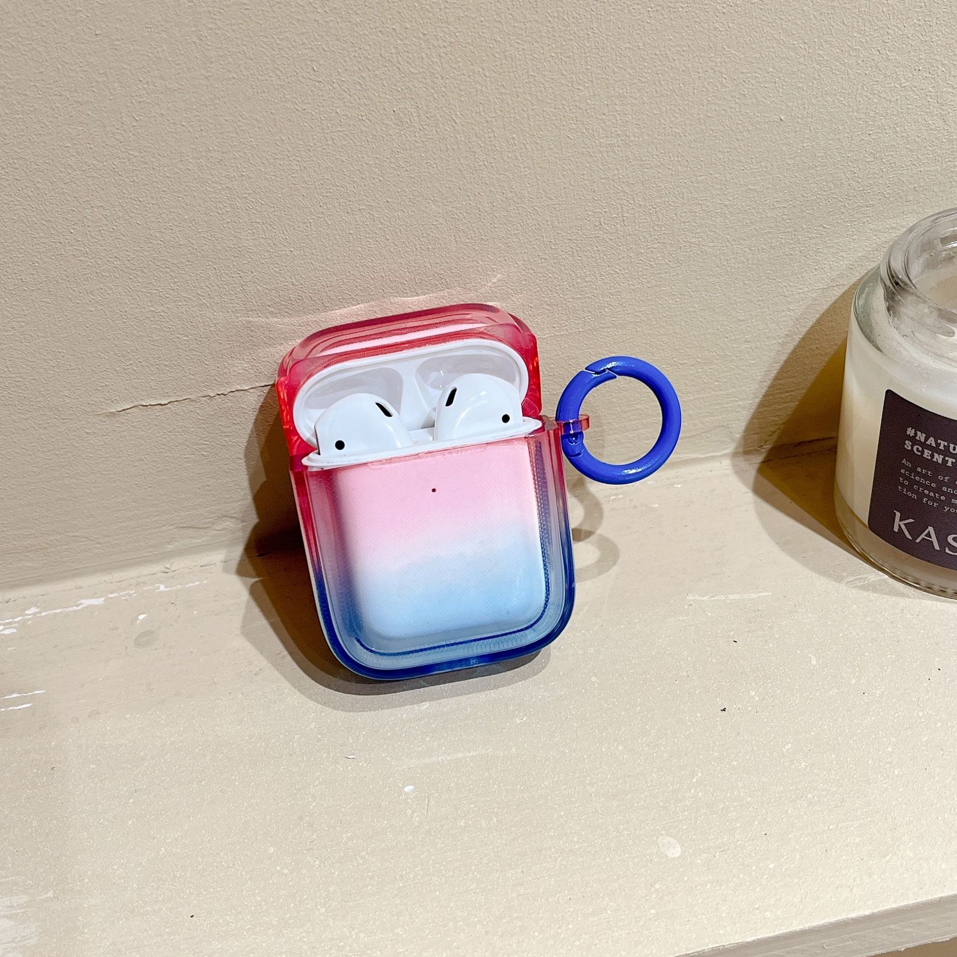 Gel De Silice Dégradé De Couleur Style Simple Cas D'écouteur Téléphone Accessoires display picture 2