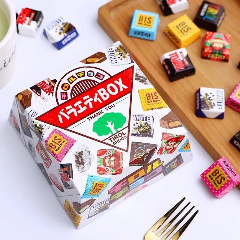 日本輸入スナック 松尾チョコレート カラフル詰め合わせチョコレート ギフトボックス 24個入|undefined