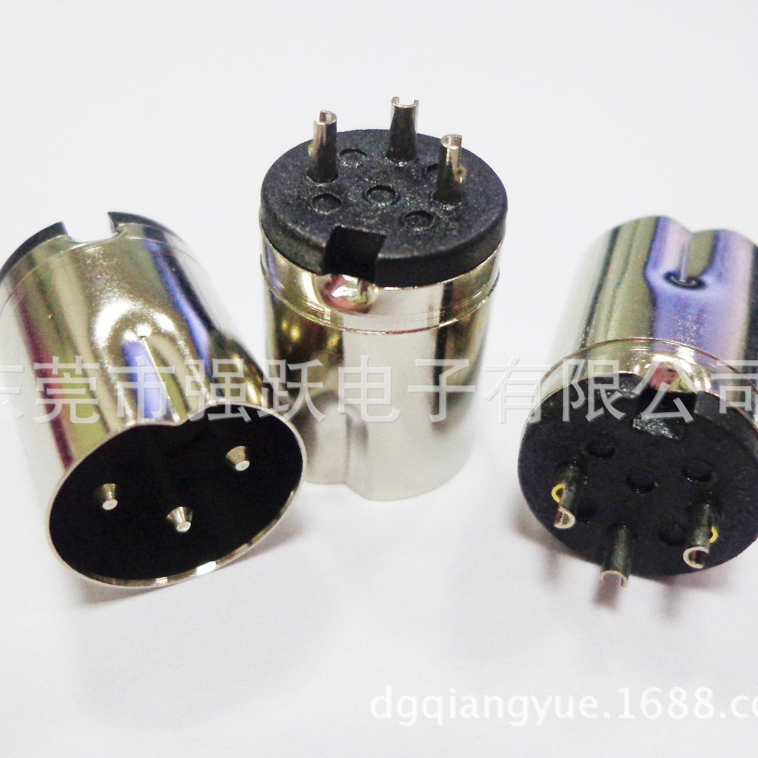 供应大DIN3PN-13母座 按摩椅电磁炉医疗线插头连接器