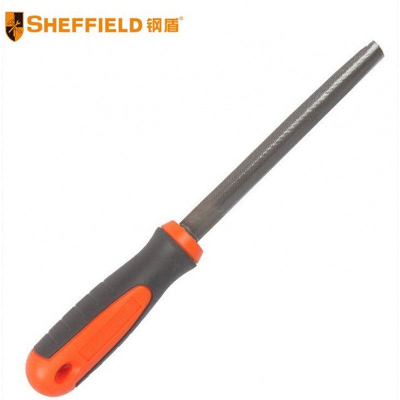 钢盾SHEFFIELD S099201粗齿半圆锉6英寸半圆锉刀打磨工具锉