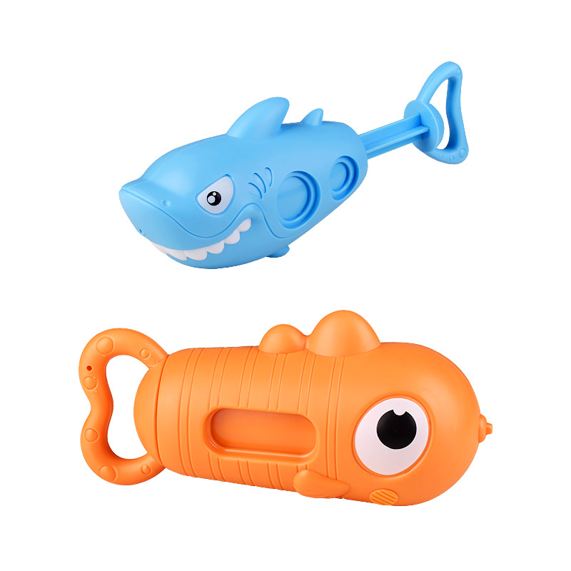 Juguetes de playa de los niños pull-out pistola de agua interacción padre-niño cañón de agua spray bebé natación juguetes