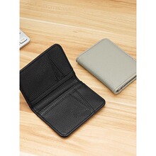 定真皮卡包便携式公交卡银行卡保护套男女士韩版超薄简约牛皮卡套