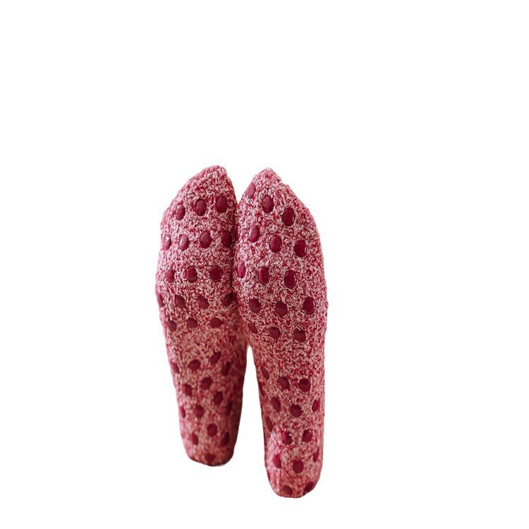 Calcetines Antideslizantes de Piso de Acrílico, Absorbentes de Sudor para Otoño e Invierno