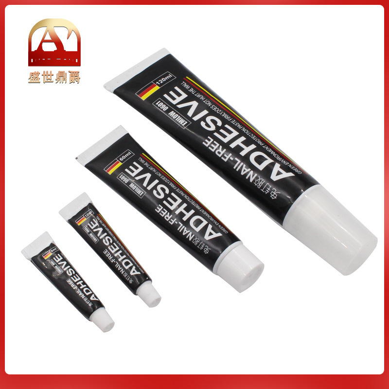 High viscosity nail-free adhesive wall special adhesive metal wall shelf hook mirror frame tile floor