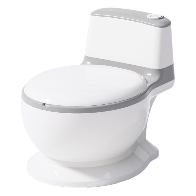 Venta al por mayor de los niños simulación inodoro Flushing música vocal Bebé Hogar práctico separado inodoro