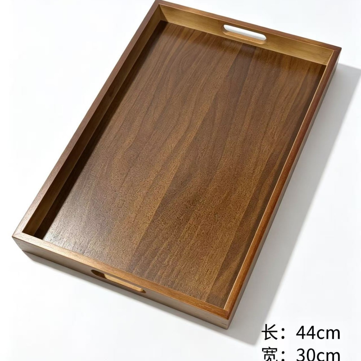 고급 우드결 손잡이 44*30*4 - 남죽 트레이