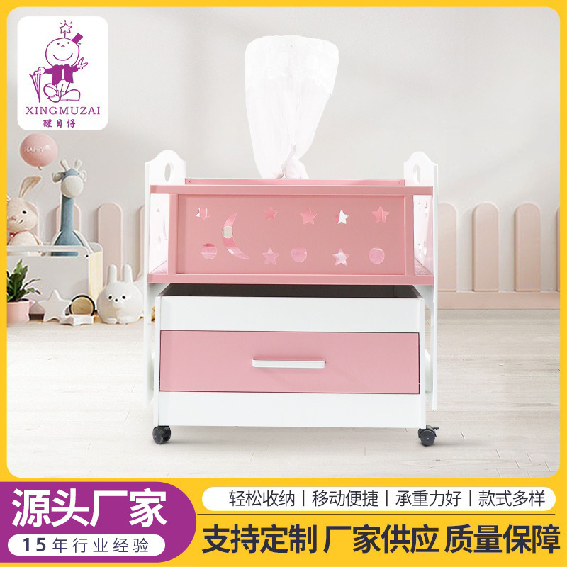 Wholesale baby crib pine lacquer-free multifunctional cradle spliceable newborn Chinese manufacturers baby bed batch