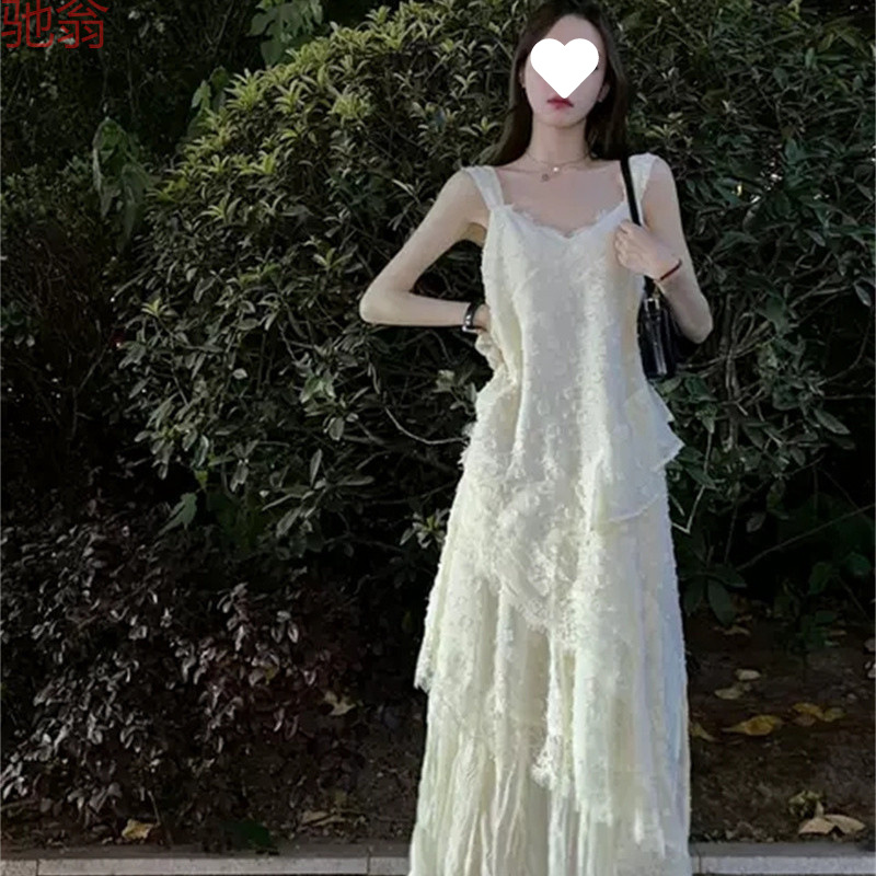 Summer lace design elegant dress