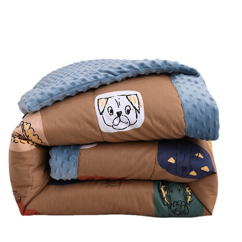 Household Children's Soybean Quilt Spring and Autumn Version Kindergarten Children's Nap Quilt Soybean Quilt Wholesale Cartoon Soybean Quilt