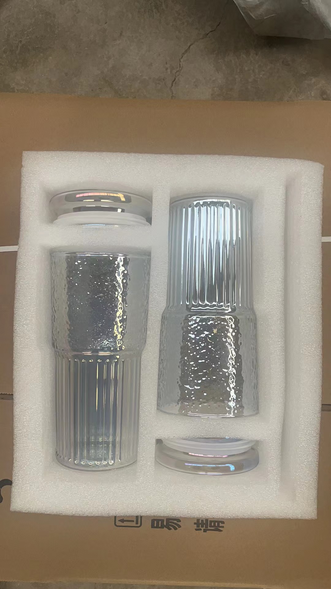 Taza de agua de vidrio de paja de gran capacidad taza de café de Oficina de Alto aspecto bebida de té de leche de niña taza de bebida resistente al calor